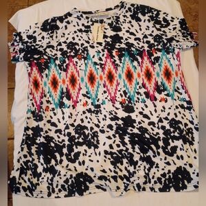 Colorful Patterned Top